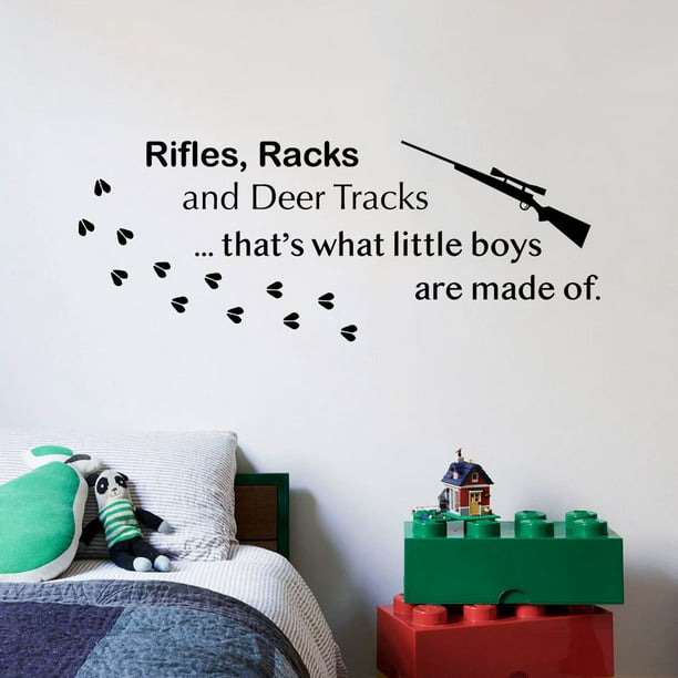 What the boys made of stickers wall Quote Removable Art Vinyl Decor Home Kids Au 